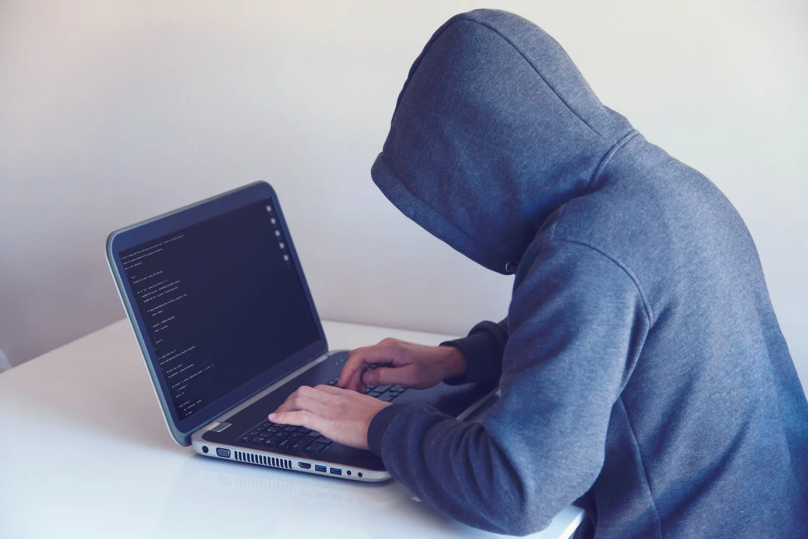 data hygiene, a hacker on a computer